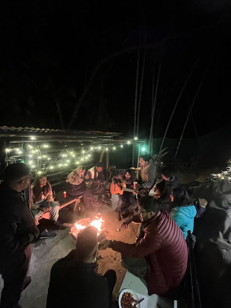 Bonfire party at Zemu