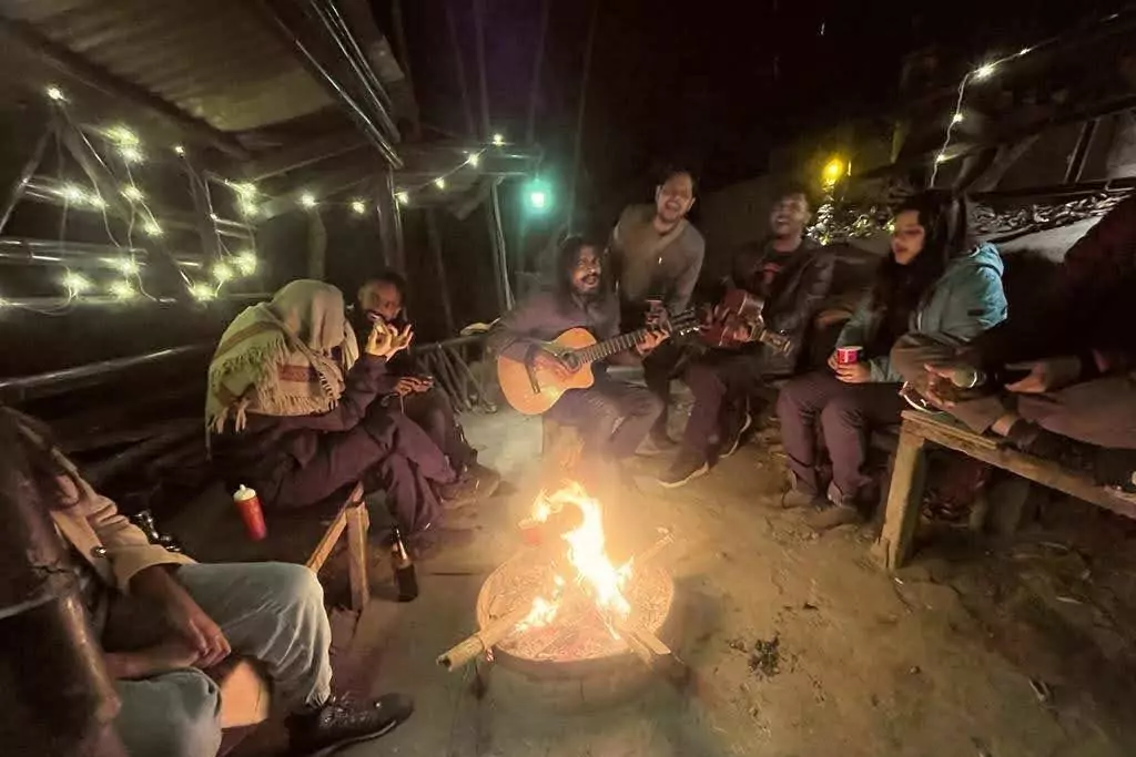 Bonfire area