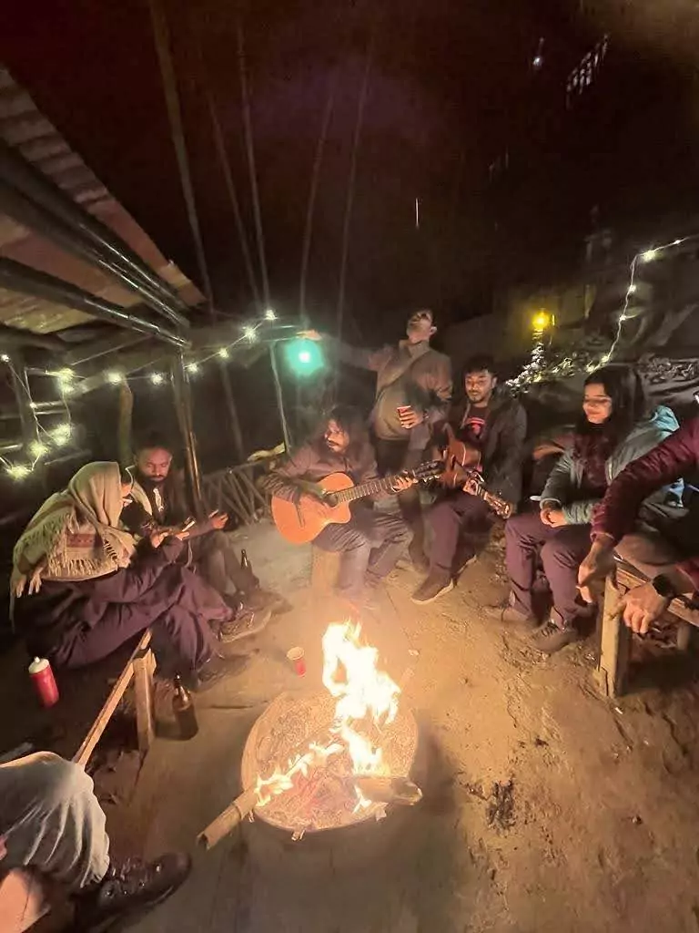Bonfire area